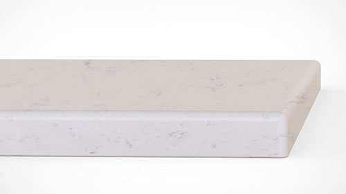 quartz countertops quarter rounded edge