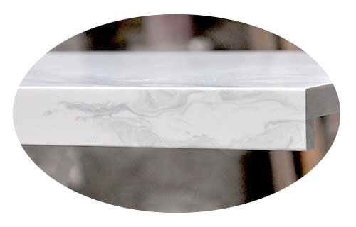 quartz countertops seam